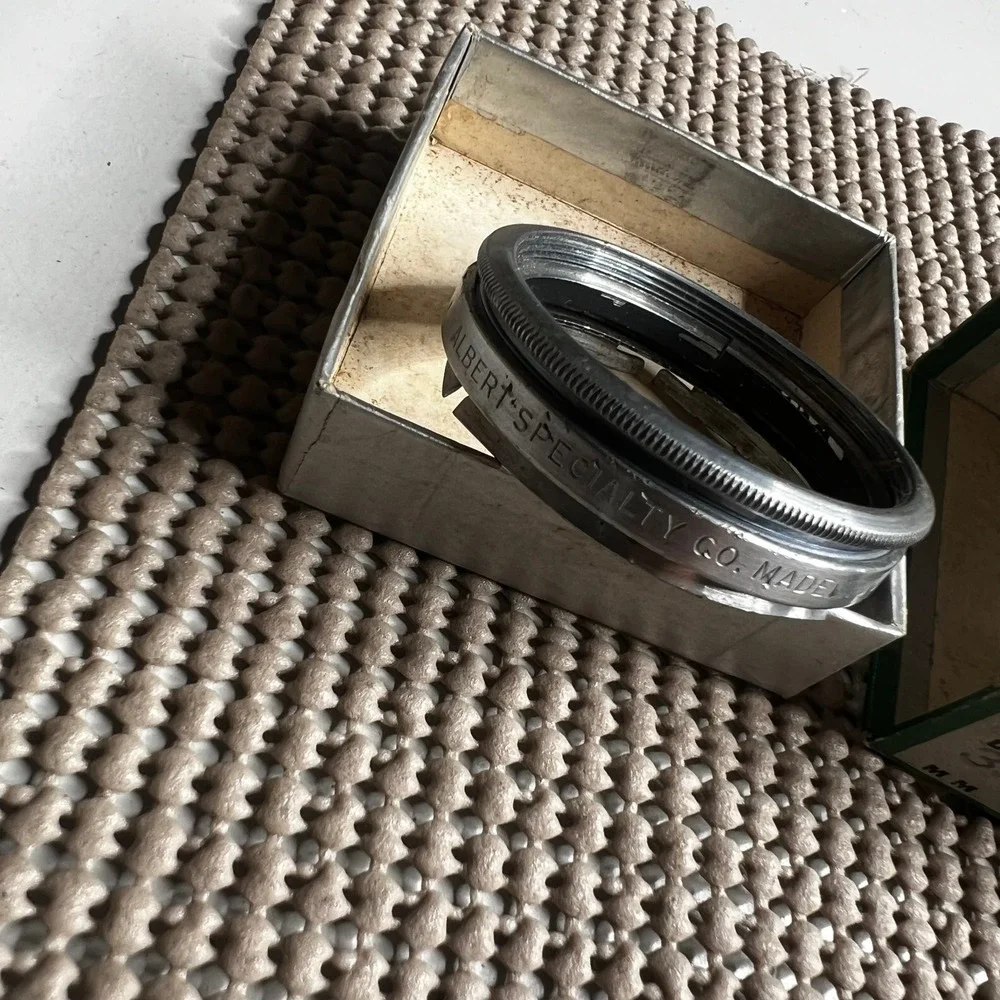 Albert Specialty Co Vintage 39mm Series VI Camera Filter Mount with Box USA